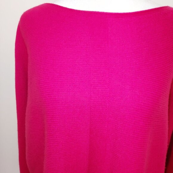 Bianco & Blu Merino Wool Cashmere Blend Pink Sweater Size Medium - Picture 2 of 9